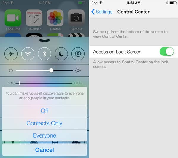 iOS 7: Centro di Controllo, Centro Notifiche, Spotlight, Multitasking