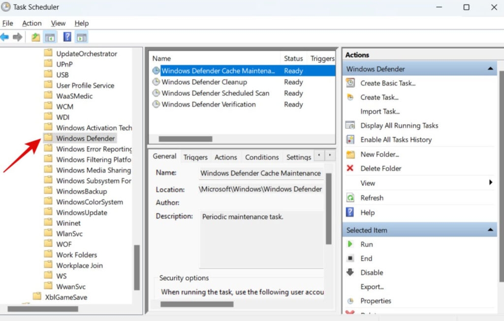 Defenderのスケジュールを変更する - アンチマルウェアサービス実行可能ファイルの高いCPU使用率