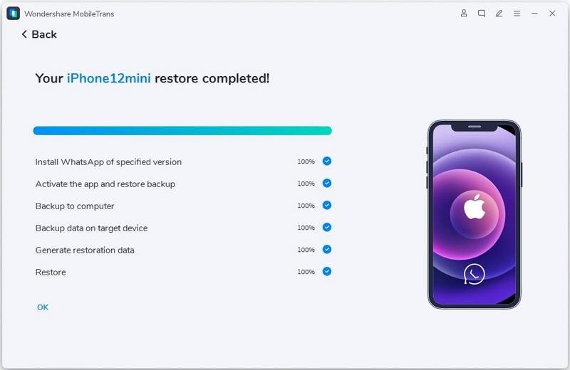Restaurar Transferência de Backup