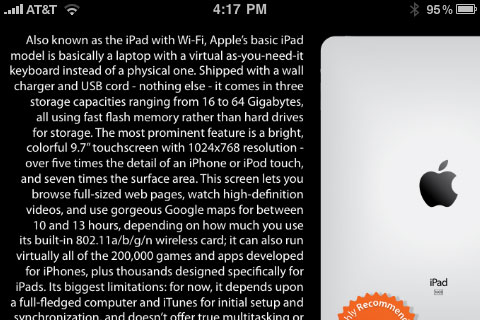 Recensione: Apple iBooks 1.1