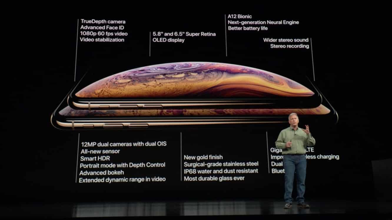 AppleがiPhone XSとiPhone XS Maxを発表