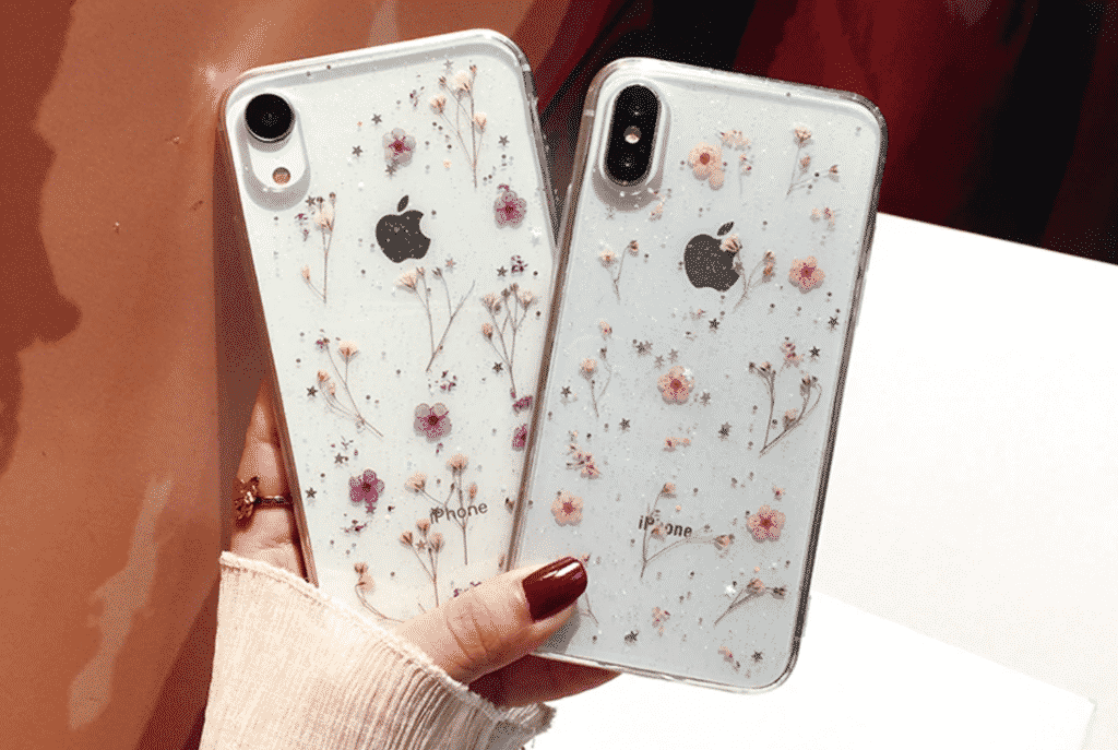 Custodia Flowers Soft per iPhone SE di seconda generazione