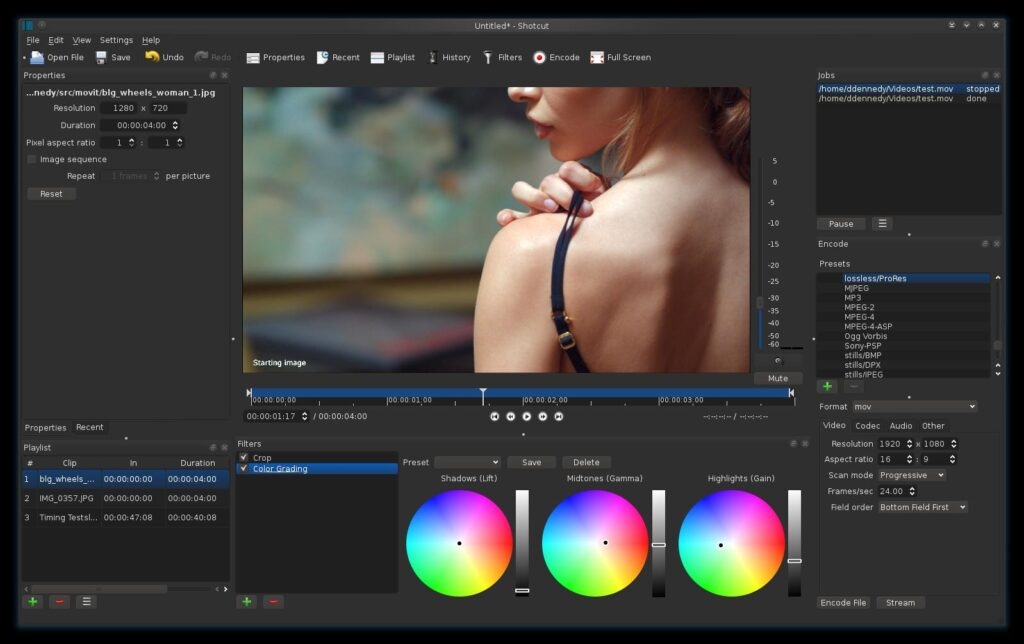 Shotcut - Meilleur Fusionneur de Vidéo Gratuit