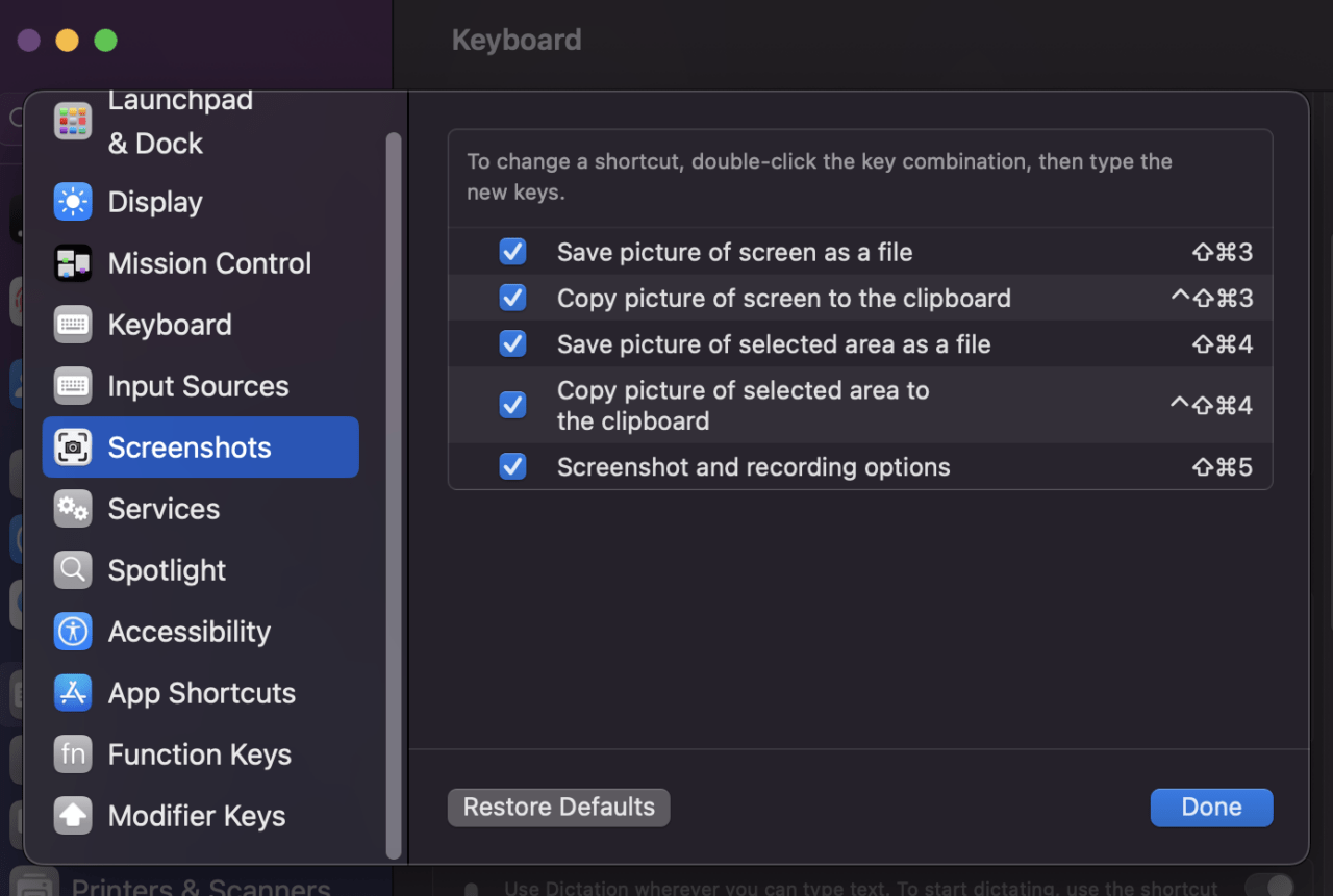 Screenshot-Tasteneditor