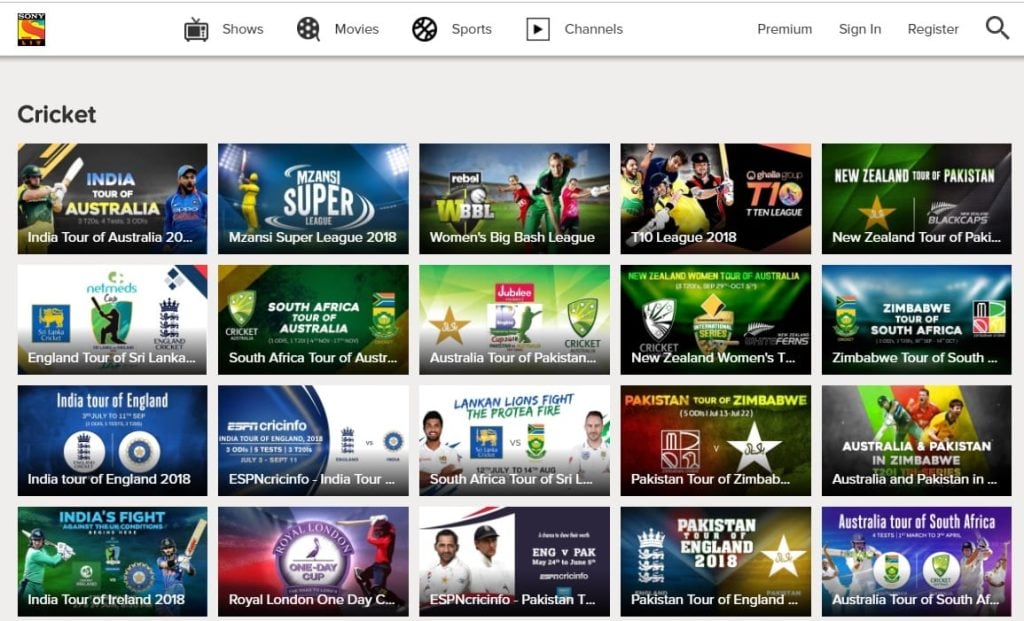 Sitios de Streaming de Cricket en Vivo
