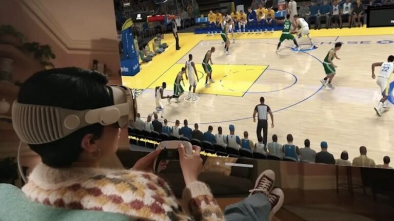 NBA verbessert Vision Pro für ein verbessertes Courtside-Erlebnis
