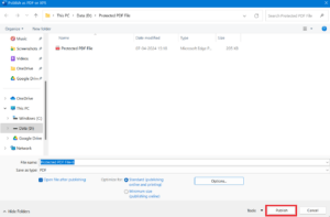 Cliquez sur Publier pour enregistrer les modifications