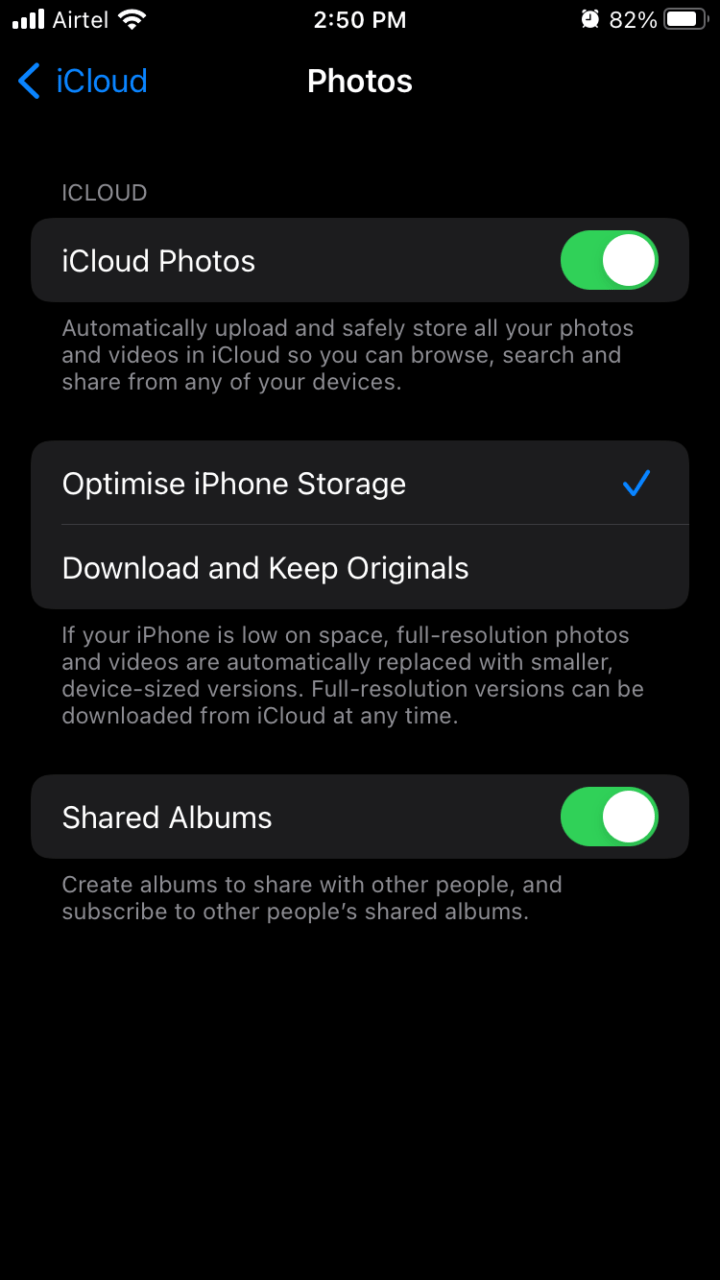 5 - Erlauben Sie iCloud, Fotos zu sichern