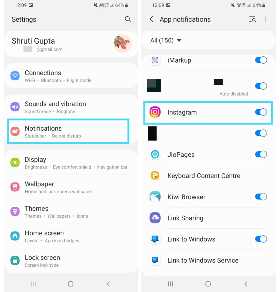 Leer en Instagram DM leyendo notificaciones - Ver mensajes de Instagram sin abrir