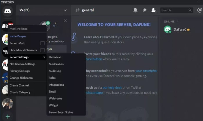 Как добавить роли в Discord