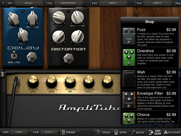 리뷰: IK Multimedia Amplitube iRig for iPhone, iPod touch 및 iPad