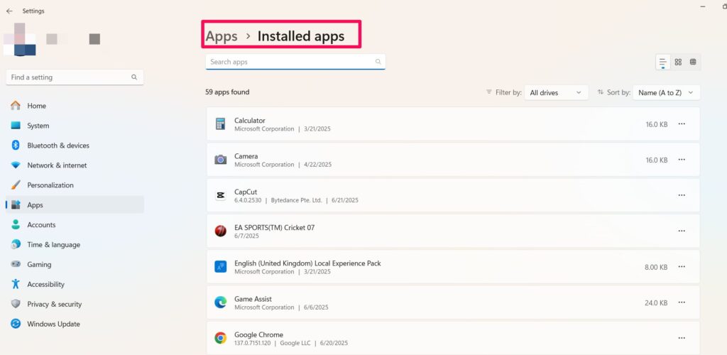 Disabilita app e servizi in background - Ottimizza Windows 11 per il gioco