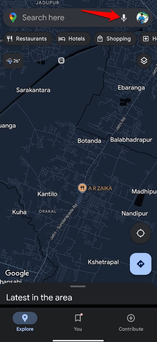 emitir comandos de voz en Google Maps