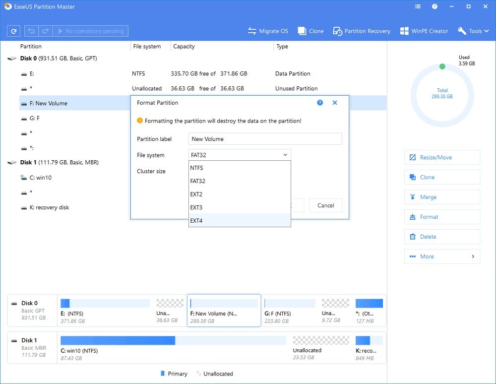 Format Local Disk C
