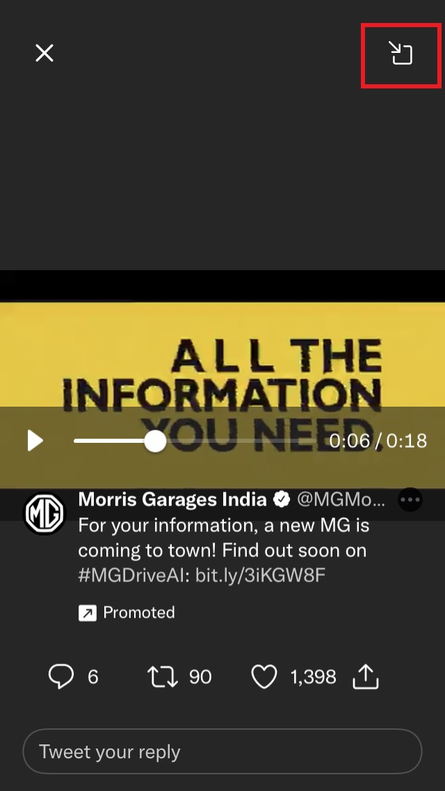 activer le mode Image dans l'image manuellement