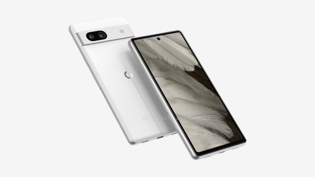 Google Pixel 7A leaked renders