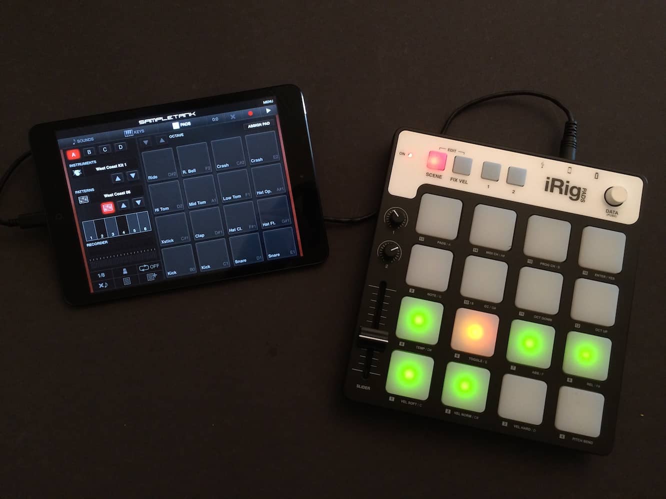 Обзор: MIDI Groove Controller IK Multimedia iRig Pads