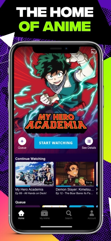 Funimation - Mejores Aplicaciones de Streaming de Anime para Android e iOS