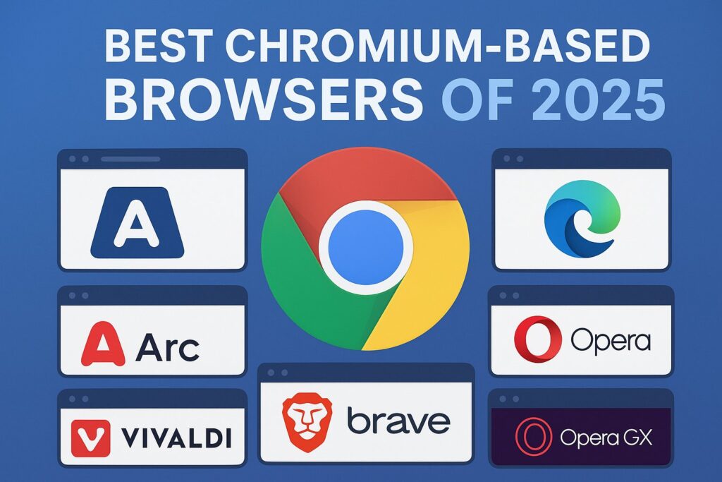 Meilleurs navigateurs basés sur Chromium de 2025