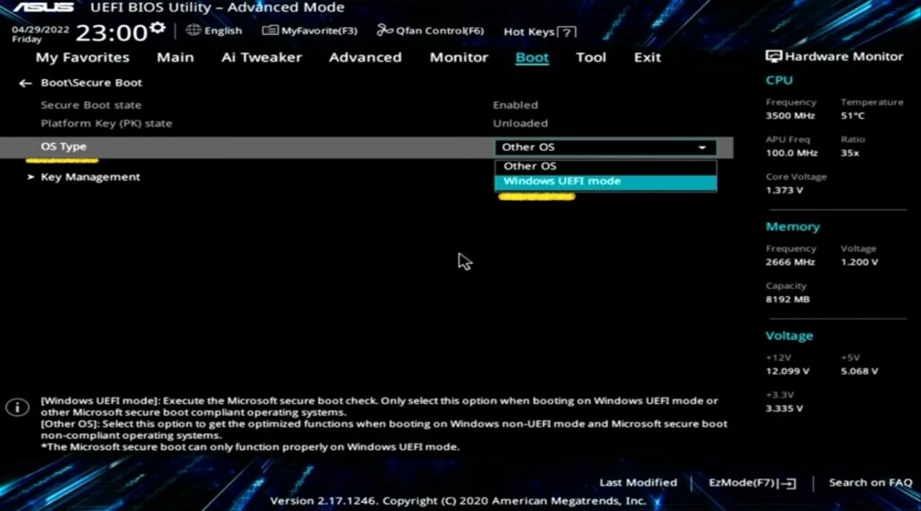 Impostazioni BIOS - Errore TPM 2.0 In Valorant