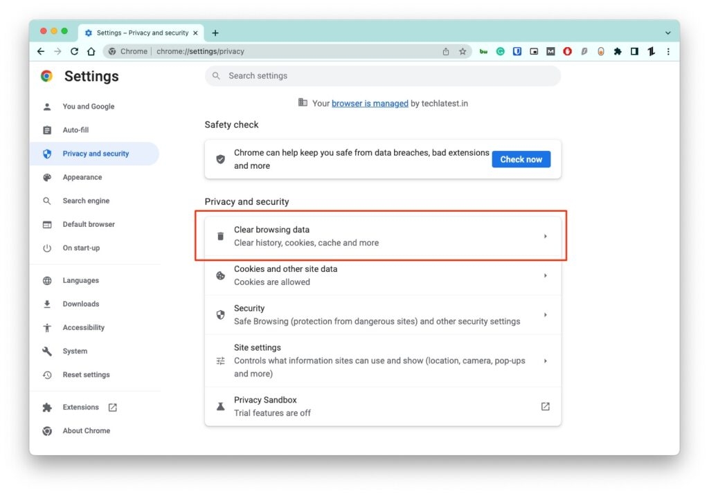 Chrome 기록 삭제 - DNS 프로브 완료 인터넷 없음