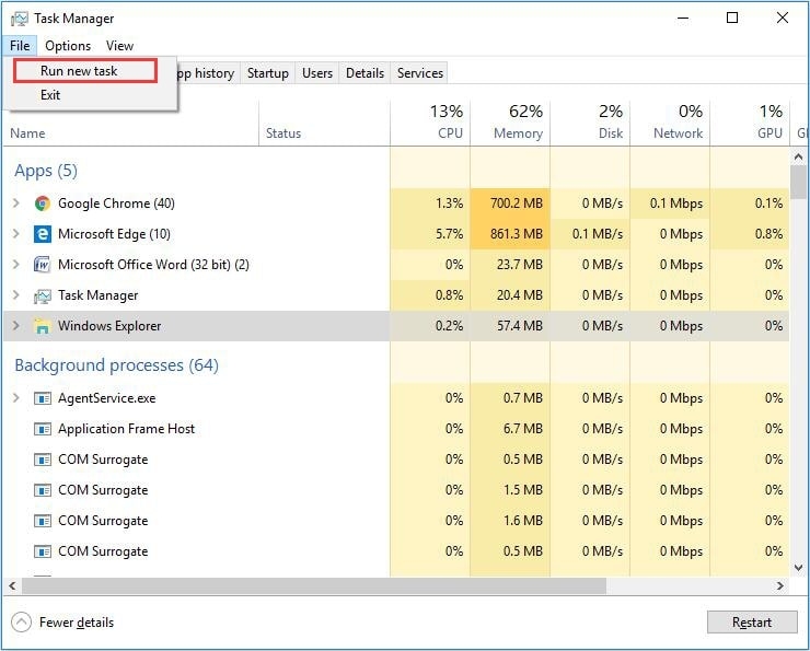 Come risolvere l'errore di File Explorer che non risponde in Windows?