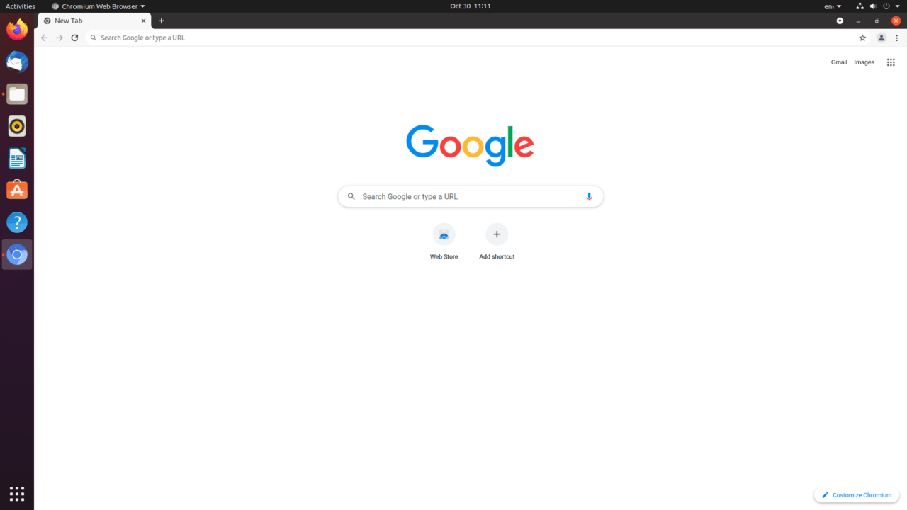 (4) Barre supérieure de Chrome supprimée