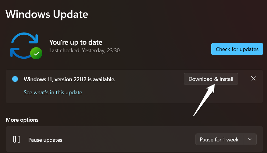 download and install