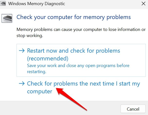 Windows 11에서 결함 있는 RAM 확인 방법