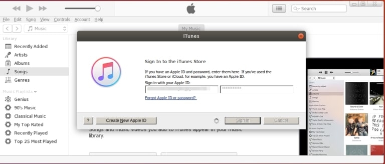 Configuration d'iTunes - iTunes sur Ubuntu