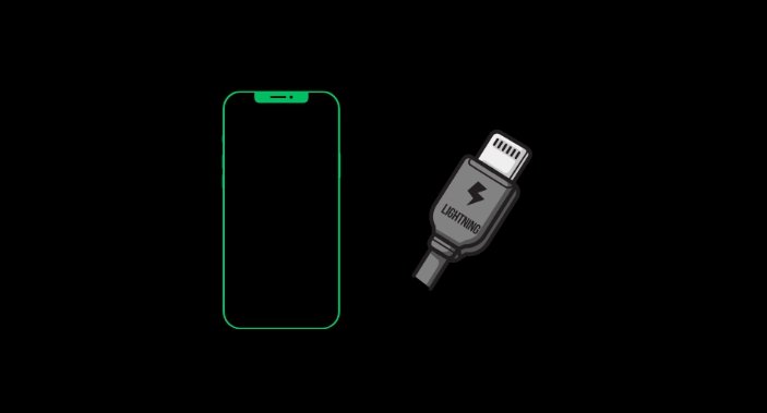 Überprüfen Sie, ob der Lightning-Anschluss des iPhones beschädigt ist