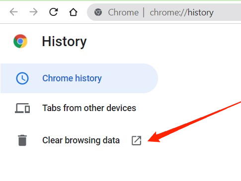 cancella cronologia in chrome