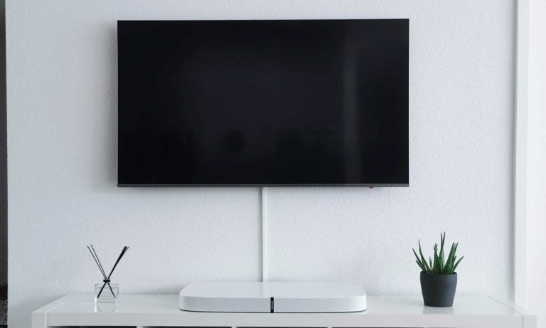 Samsung TV in primo piano