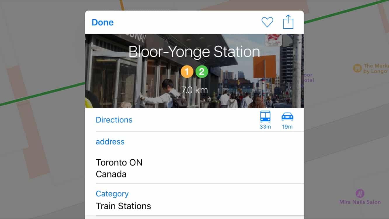 Ein erster Blick auf den öffentlichen Nahverkehr in iOS 9 in Apple Maps (Aktualisiert für watchOS 2)