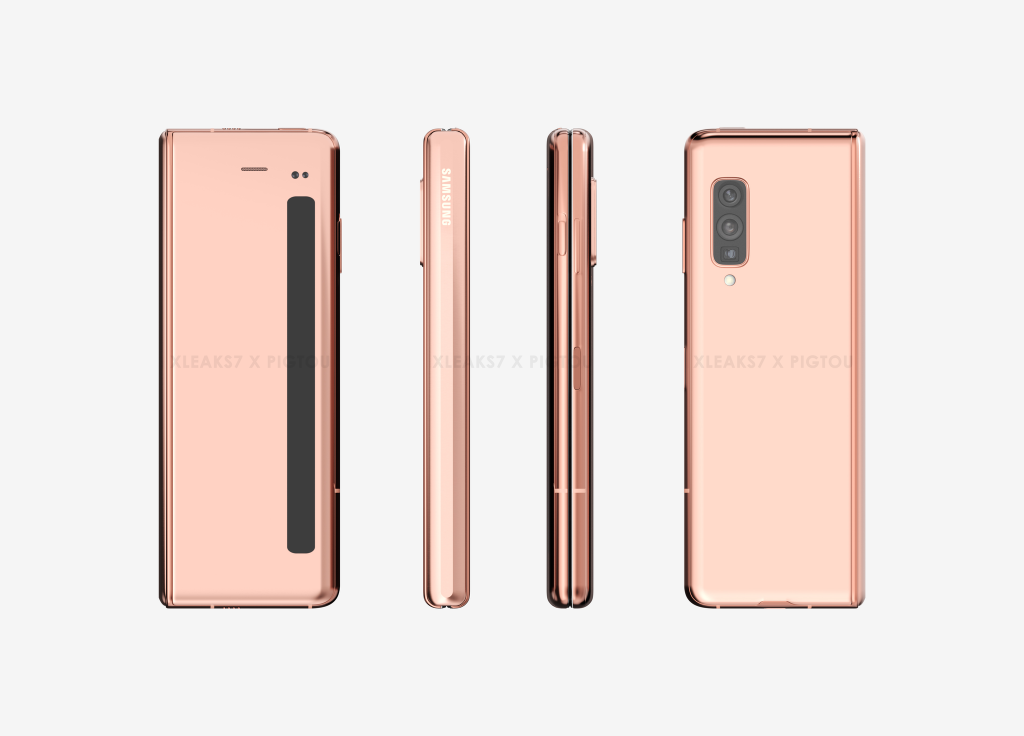 Filtraciones de Renders Muestran Diseño y Color del Samsung Galaxy Fold 2 1