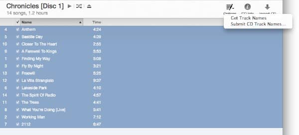 iTunes 11에서 CD 트랙 결합 옵션이 나타나지 않음