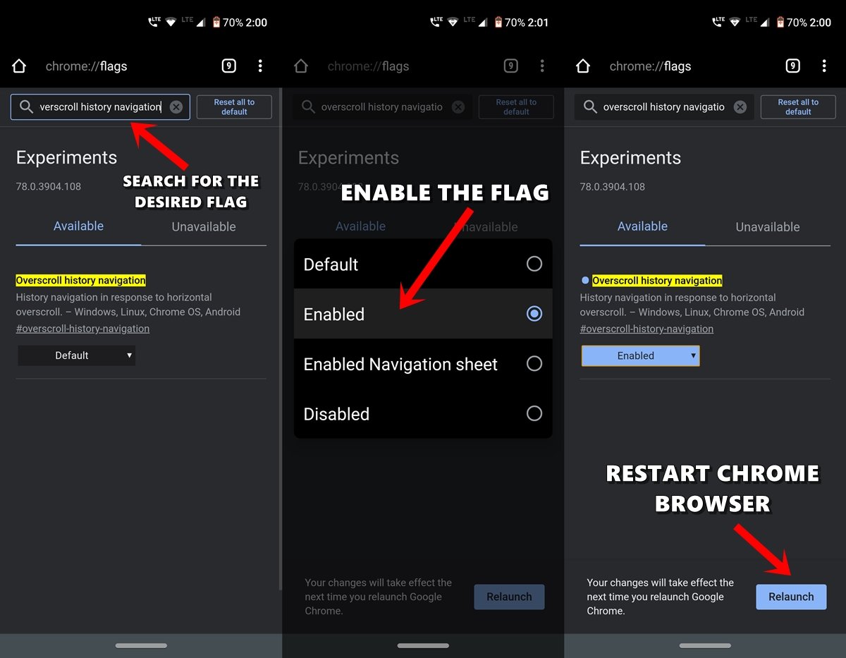 Habilitar Flags en Chrome