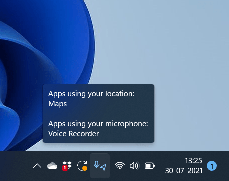 приложения используют местоположение и микрофон windows 11