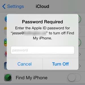 iOS 7: Buscar mi iPhone solo disponible en la cuenta principal de iCloud
