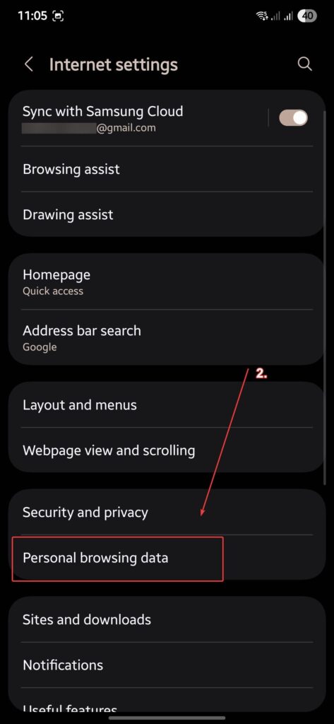 Samsung Internet Modalità Segreta