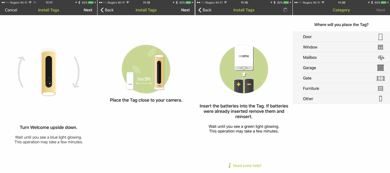 Überprüfung: Netatmo Tags für die Welcome Smart Home Kamera