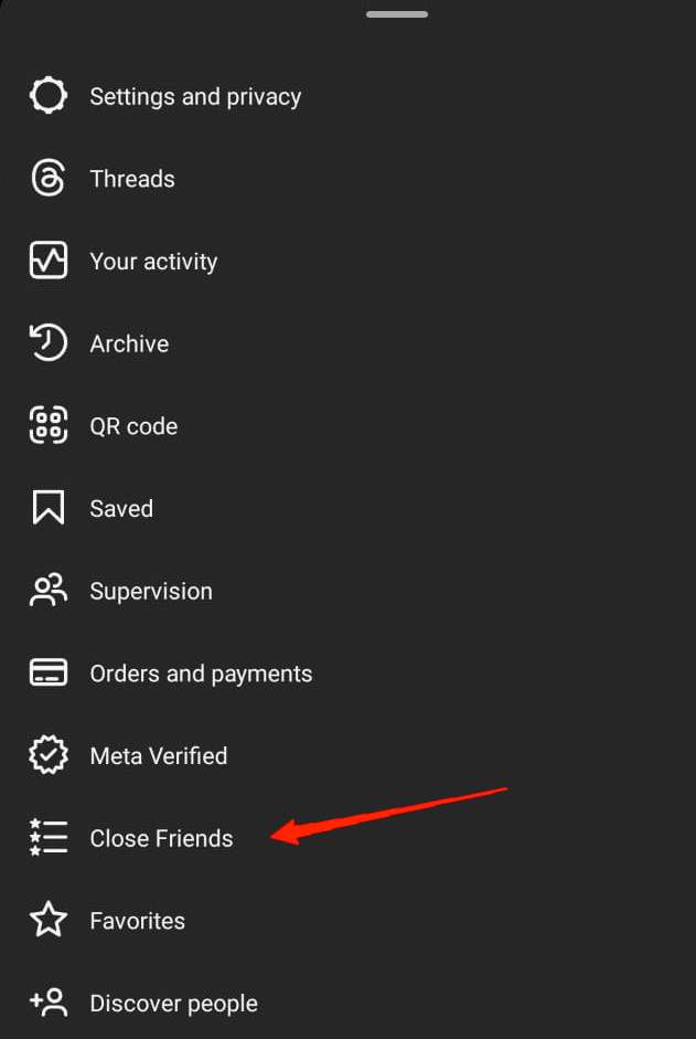 certifique-se de limitar sua visibilidade apenas à lista de amigos próximos