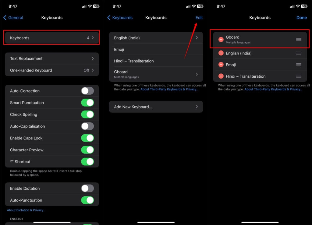 Cambiar teclado predeterminado iOS - Pon imágenes en el teclado
