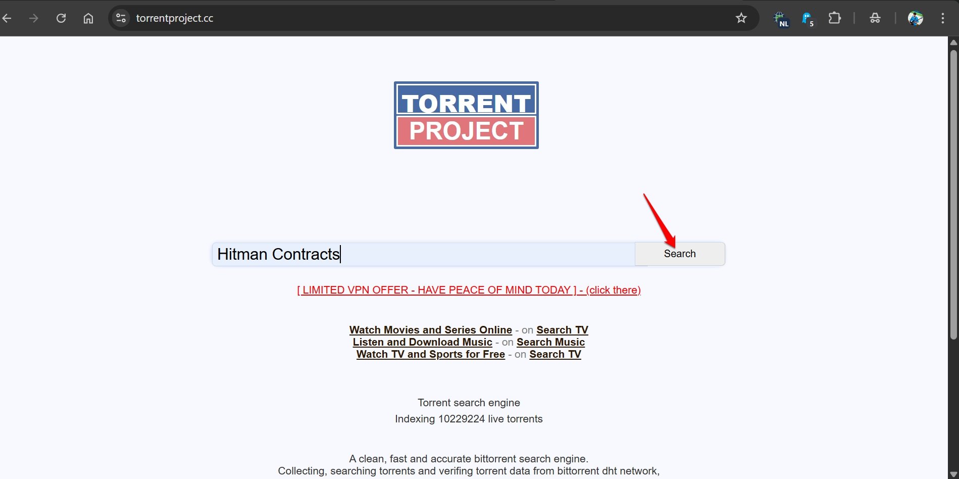 wie man einen Torrent von Torrentproject herunterlädt