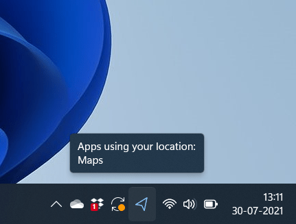 приложения используют местоположение windows 11