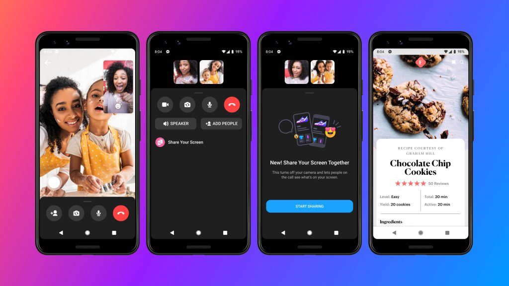 Screen Sharing on Messenger