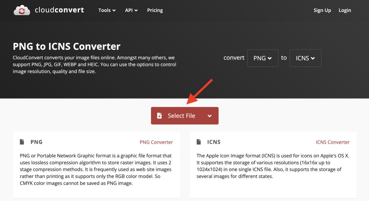 Cloud convert select files