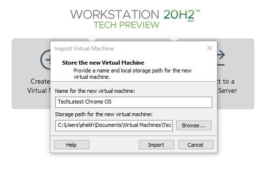 Installieren Sie Chrome OS auf Vmware