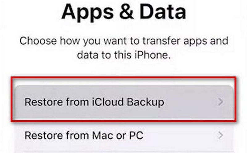 Usa iCloud per Caricare Dati