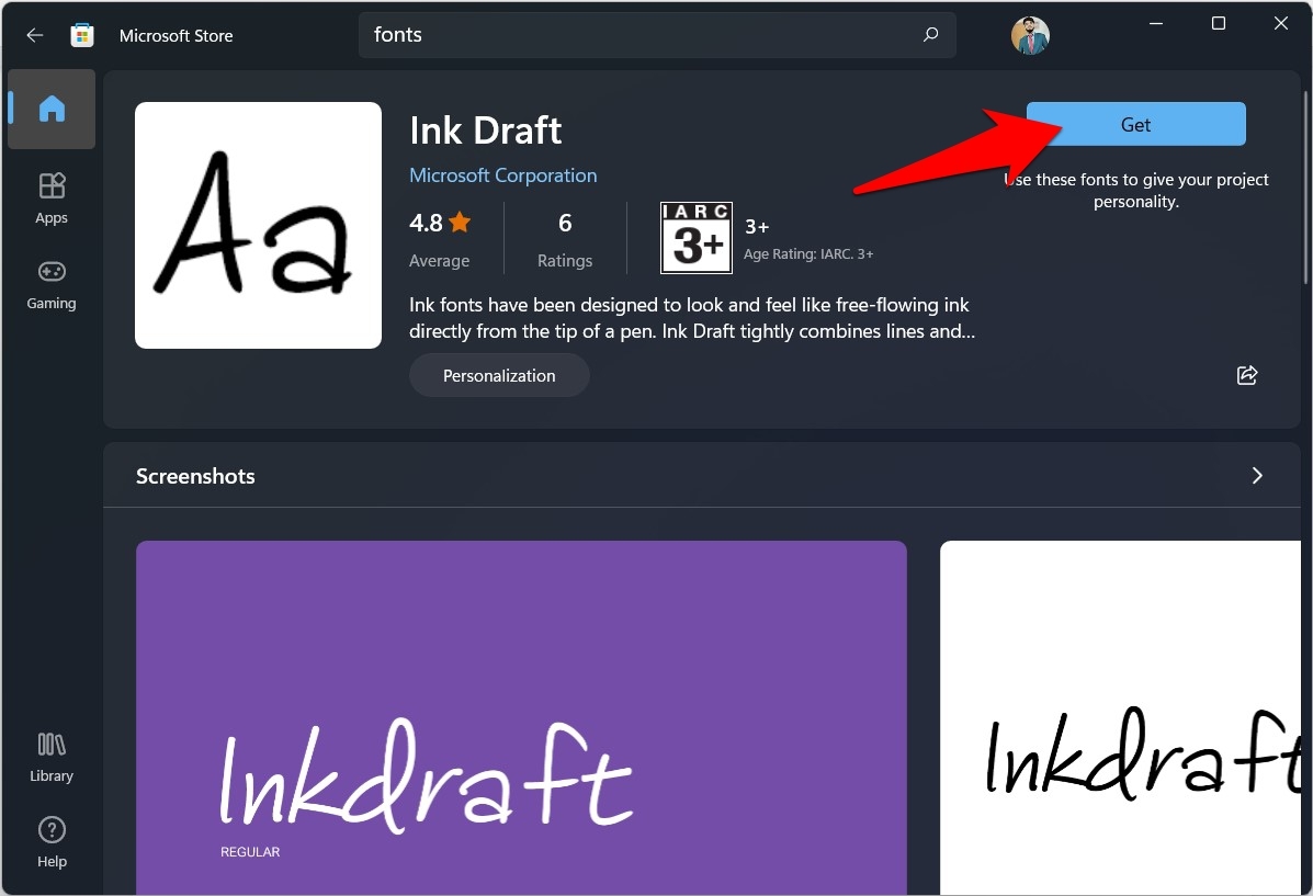 установка пользовательских шрифтов в windows 11